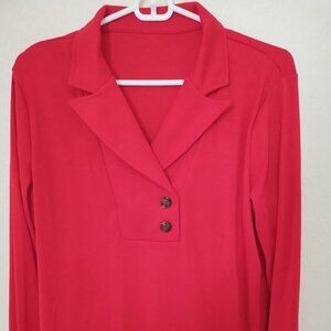 NWOT:  Stylish Red Blouse